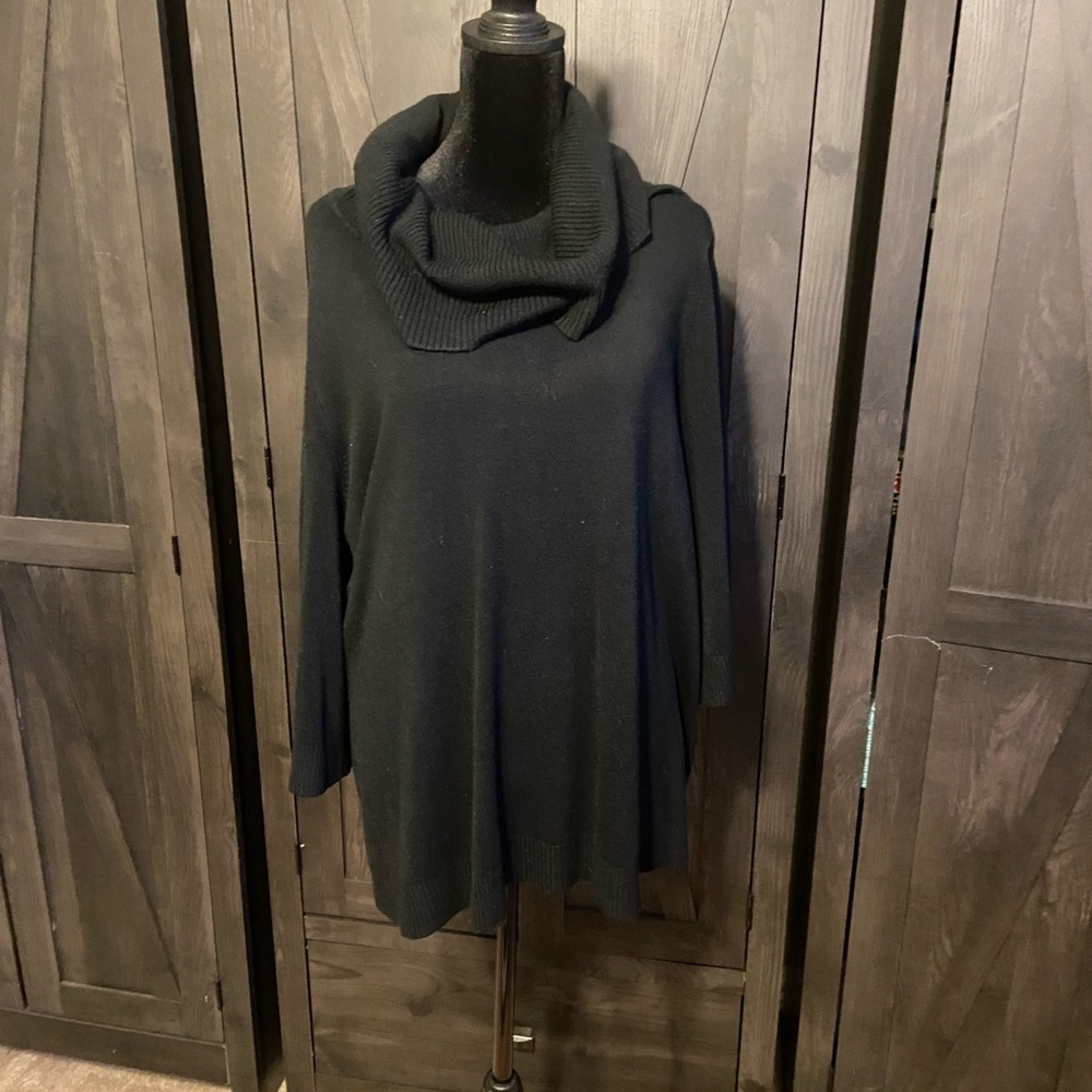 Ladies short sleeve turtleneck sweater 1X